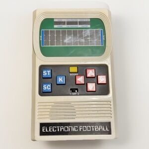 Mattel Electronic Football Handheld Game Fidget Toy-Tested and Working